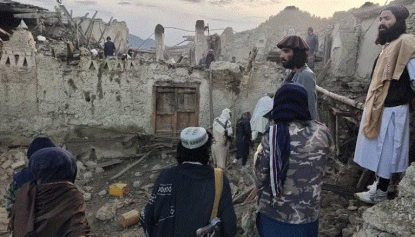 अफगानिस्तान भूकम्पः मृतक संख्या ९ सय नाघ्यो, ६ सय बढी घाइते